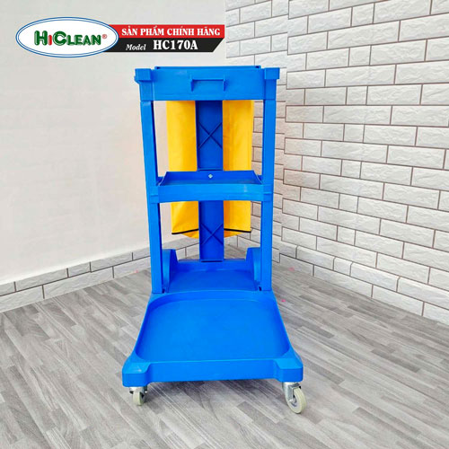 Xe đẩy dọn vệ sinh HiClean HC 170A